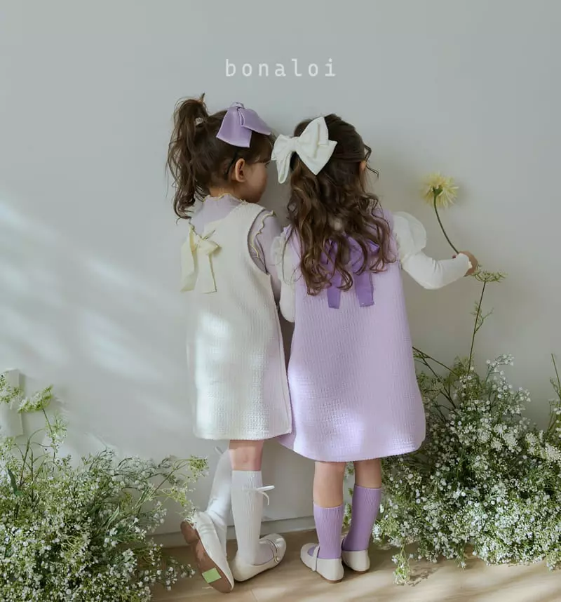 Bonaloi - Korean Children Fashion - #childrensboutique - Mor One-piece - 8