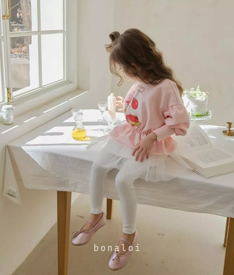 Bonaloi - Korean Children Fashion - #kidsshorts - Short Cake Tee - 8