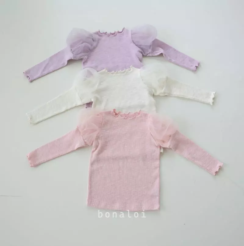 Bonaloi - Korean Children Fashion - #kidzfashiontrend - Malla Mesh Tee