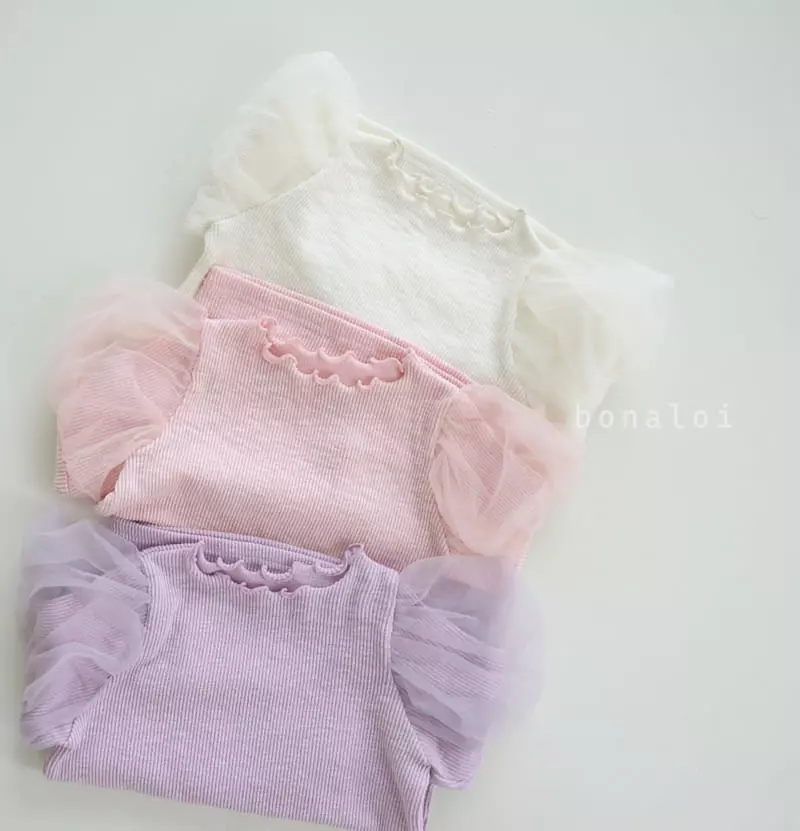 Bonaloi - Korean Children Fashion - #minifashionista - Malla Mesh Tee - 5