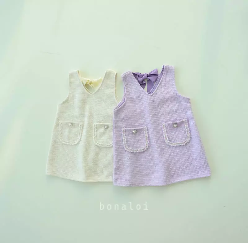 Bonaloi - Korean Children Fashion - #prettylittlegirls - Mor One-piece - 3