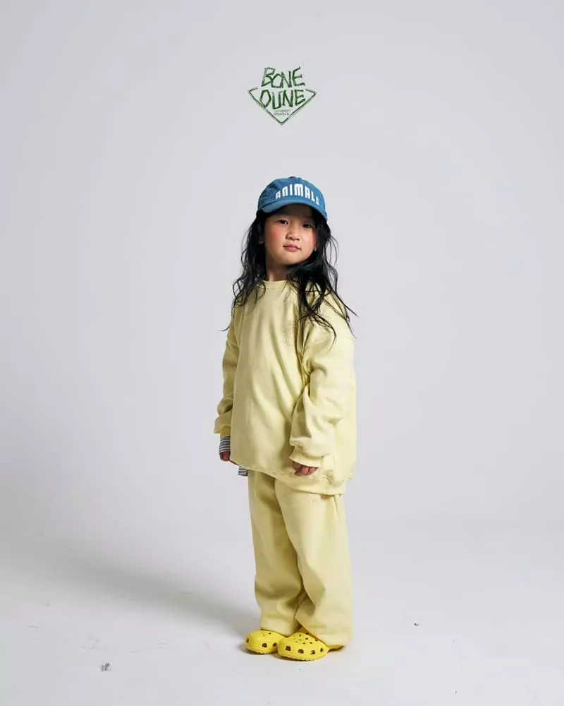 Boneoune - Korean Children Fashion - #childrensboutique - Star Bone Top Bottom Set - 5