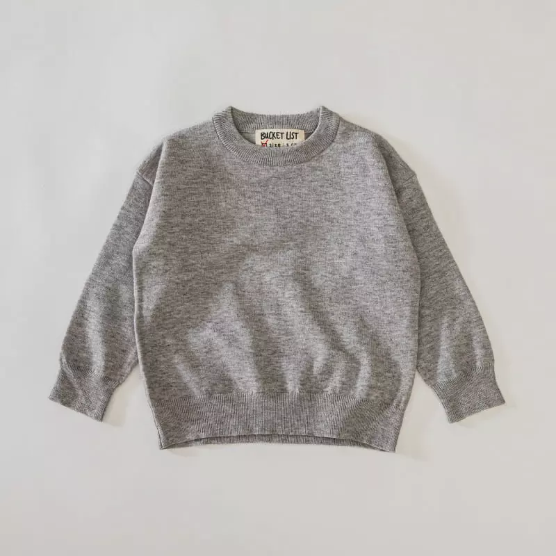 Bucket List - Korean Children Fashion - #Kfashion4kids - Knit Tee