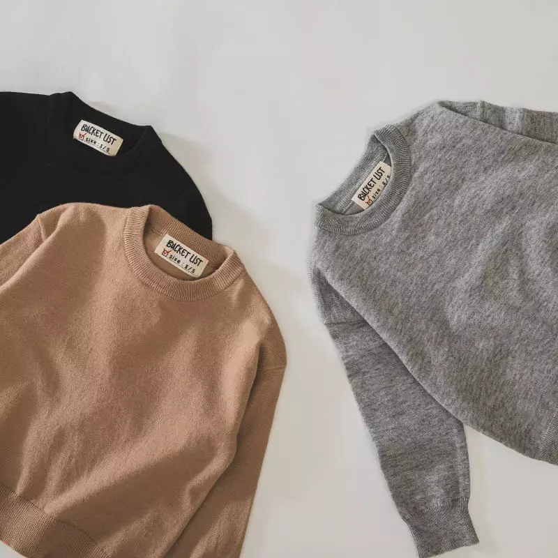 Bucket List - Korean Children Fashion - #childrensboutique - Knit Tee - 10