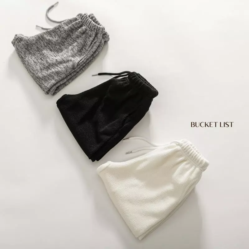 Bucket List - Korean Children Fashion - #discoveringself - Warm Knit Pants - 2