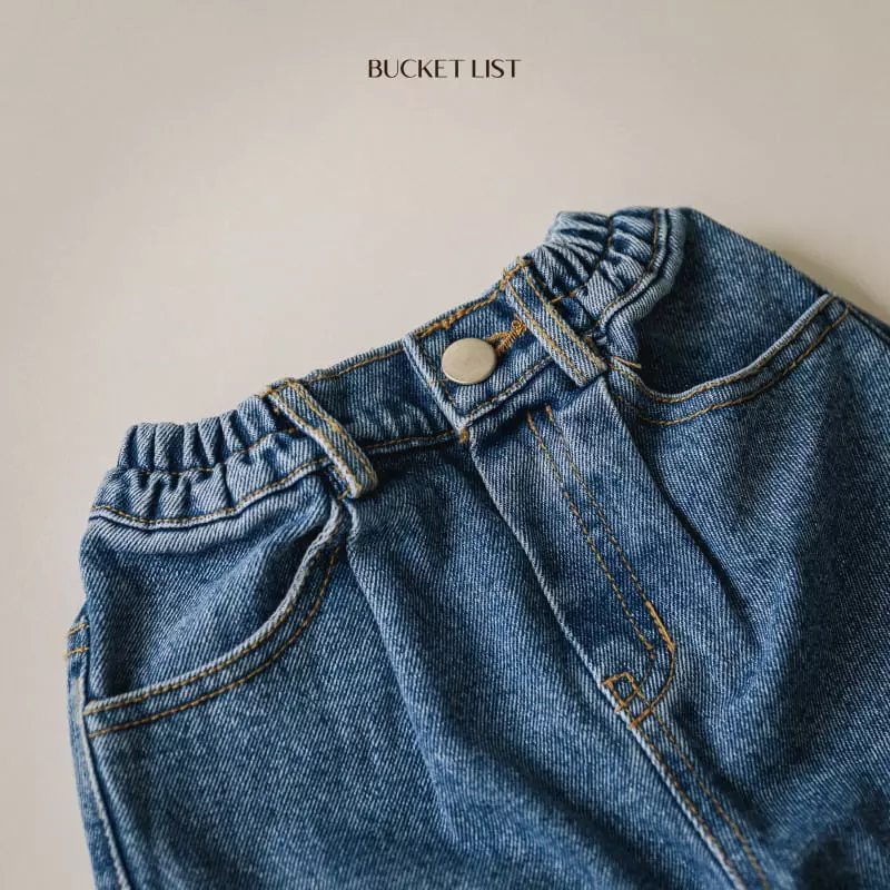Bucket List - Korean Children Fashion - #kidsshorts - Chic Jeans - 6