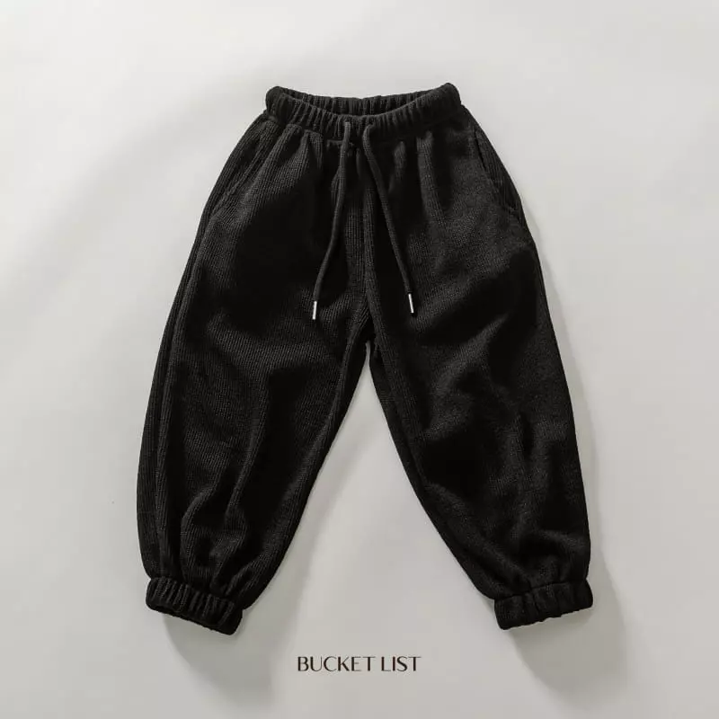 Bucket List - Korean Children Fashion - #littlefashionista - Warm Knit Pants - 8