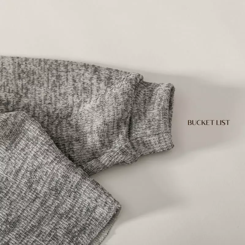 Bucket List - Korean Children Fashion - #todddlerfashion - Warm Knit Tee - 10