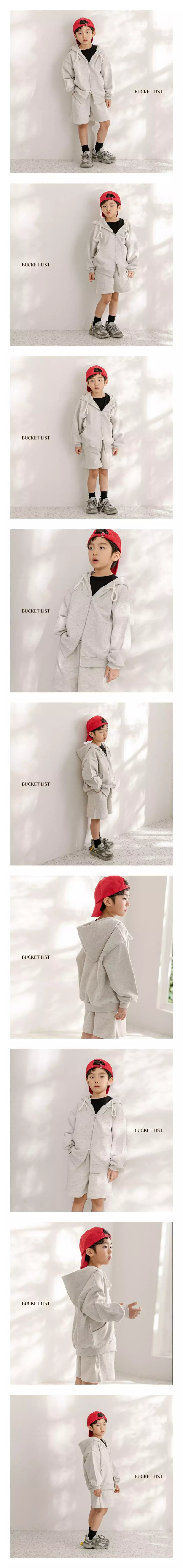 Bucket List - Korean Children Fashion - #todddlerfashion - 2 Way Hoody Zip-up