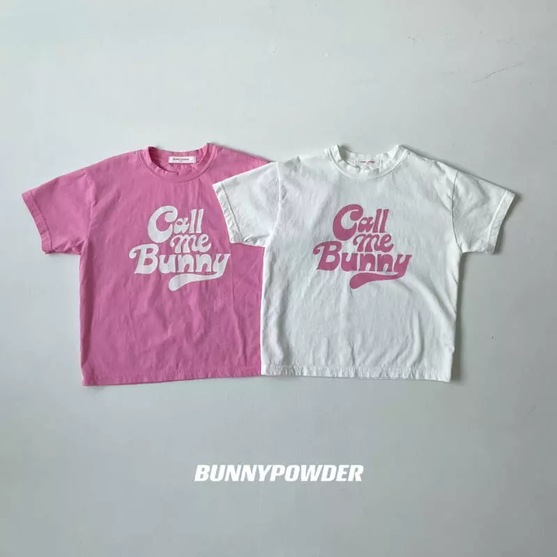 Bunny Powder - Korean Children Fashion - #Kfashion4kids - Call Me Bunny Tee - 9