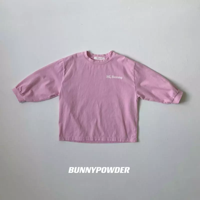 Bunny Powder - Korean Children Fashion - #fashionkids - High Bunny Tee with Mom - 7