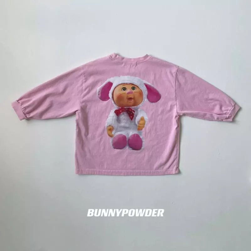 Bunny Powder - Korean Children Fashion - #kidsshorts - High Bunny Tee with Mom - 8