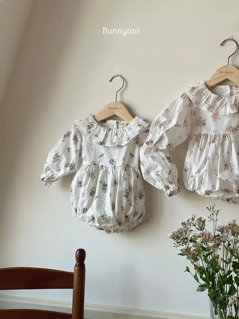 Bunnytail - Korean Baby Fashion - #babyfashion - Rose Bodysuit