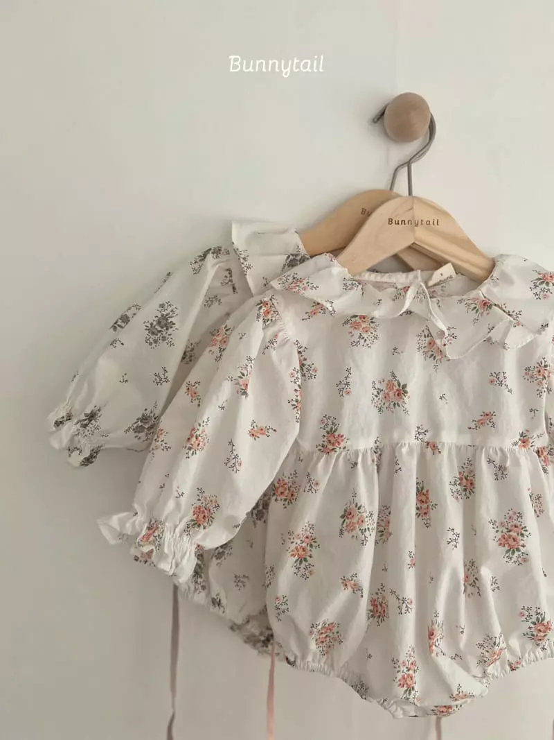 Bunnytail - Korean Baby Fashion - #babygirlfashion - Rose Bodysuit - 3