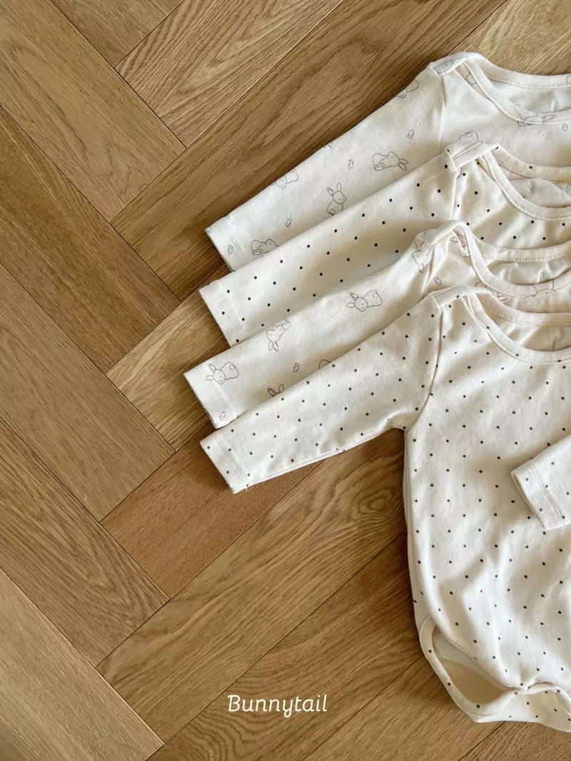 Bunnytail - Korean Baby Fashion - #babygirlfashion - Bunny Bodysuit Set - 2