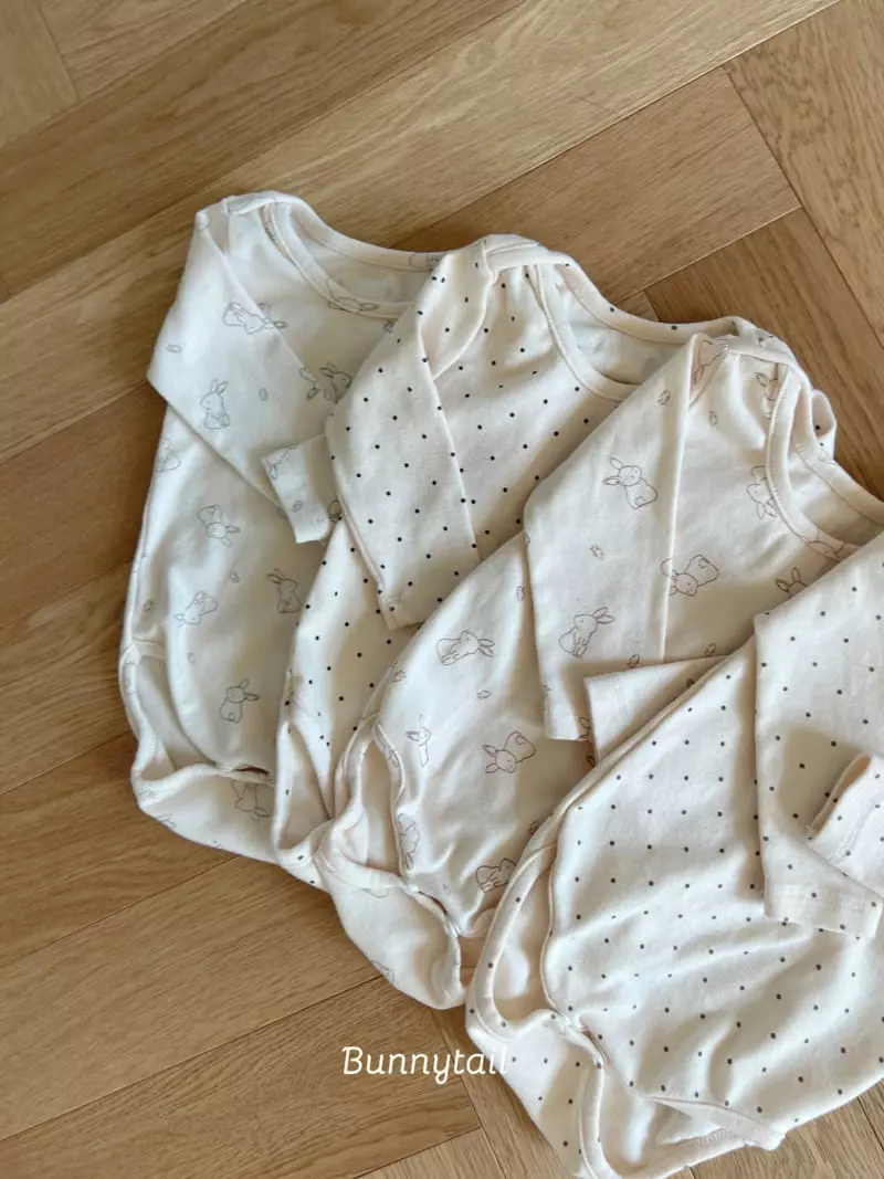 Bunnytail - Korean Baby Fashion - #babylifestyle - Bunny Bodysuit Set - 4