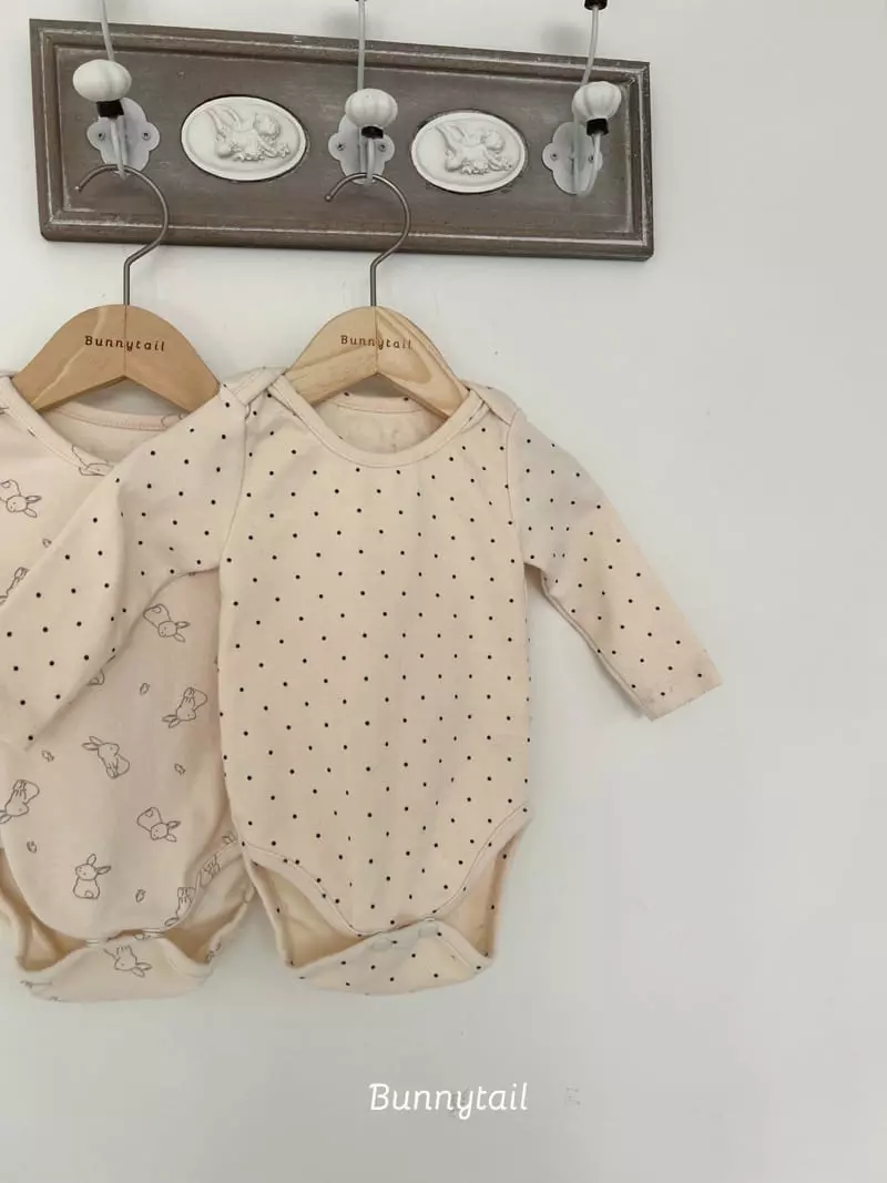 Bunnytail - Korean Baby Fashion - #onlinebabyboutique - Bunny Bodysuit Set - 9