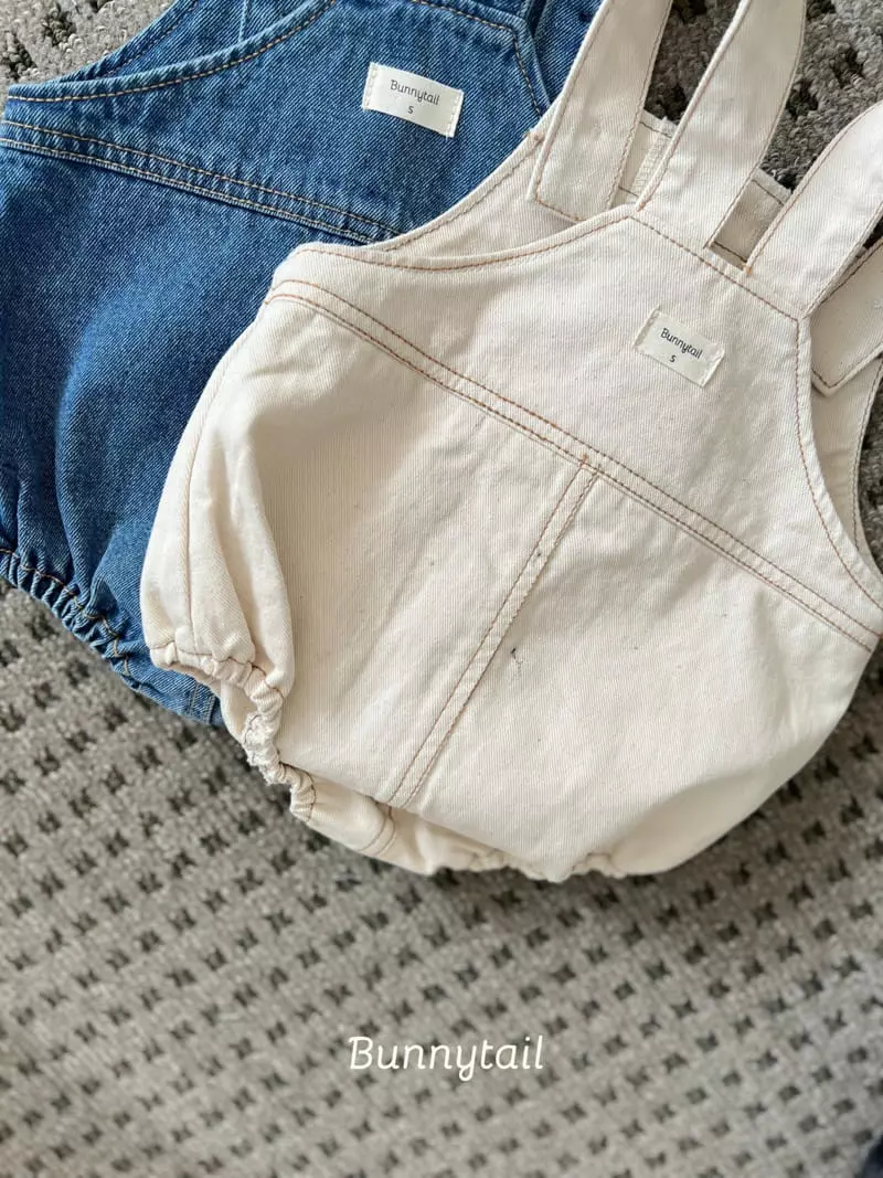 Bunnytail - Korean Baby Fashion - #onlinebabyshop - Plain Dnim Bodysuit - 9