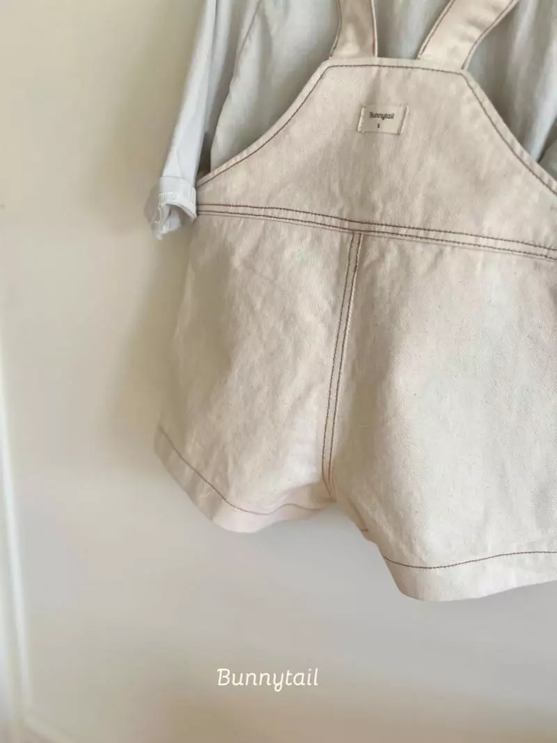 Bunnytail - Korean Children Fashion - #childofig - Plain Denim Overall - 10