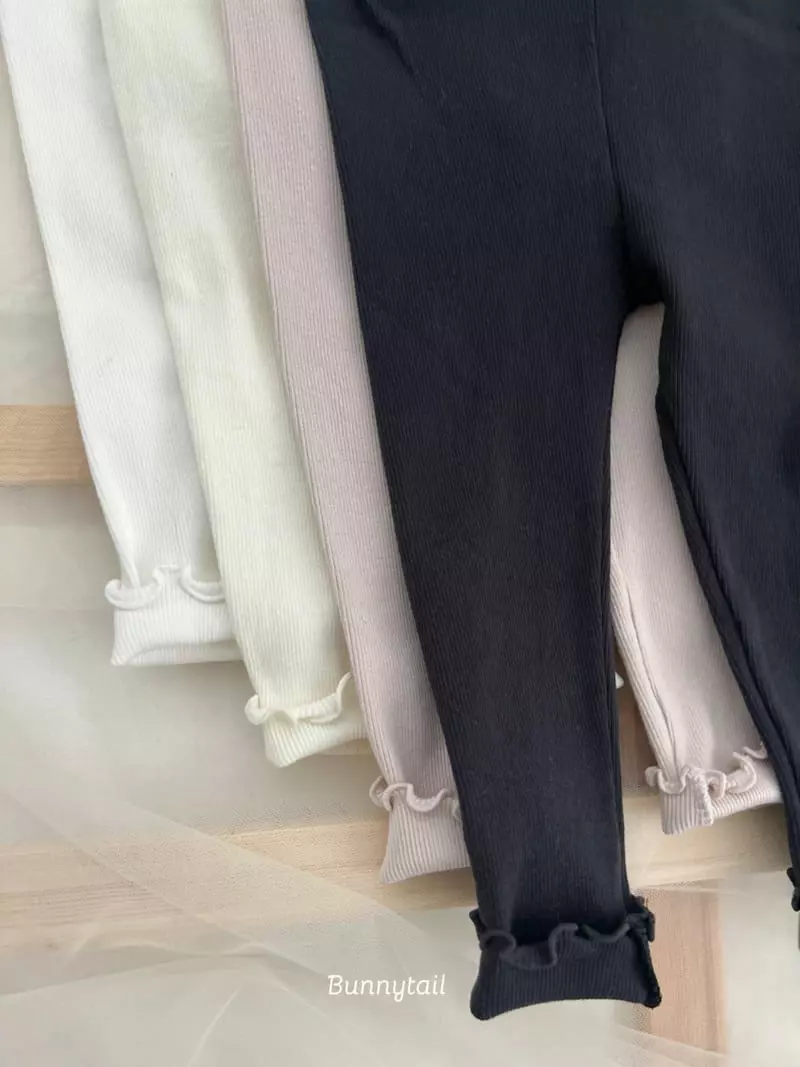 Bunnytail - Korean Children Fashion - #childofig - Frill Leggings - 7
