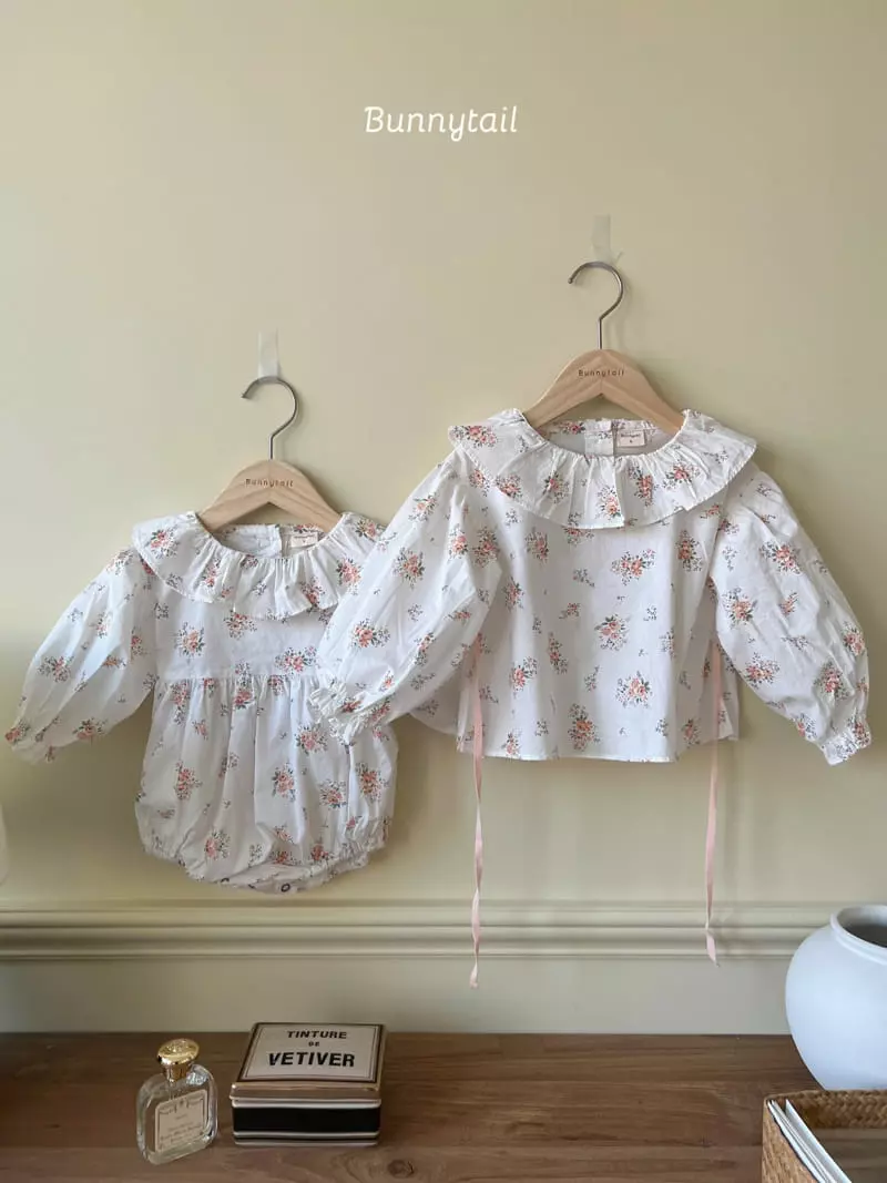 Bunnytail - Korean Children Fashion - #designkidswear - Rose Blouse - 2