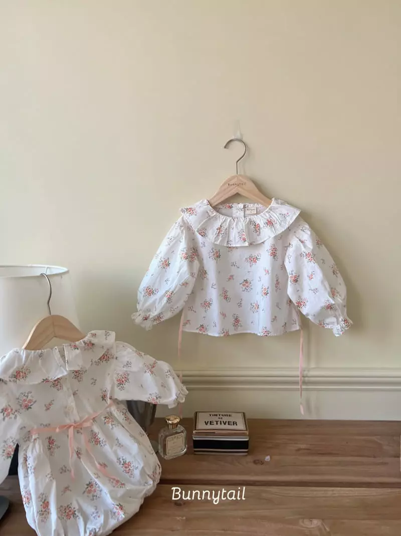 Bunnytail - Korean Children Fashion - #kidsshorts - Rose Blouse - 5