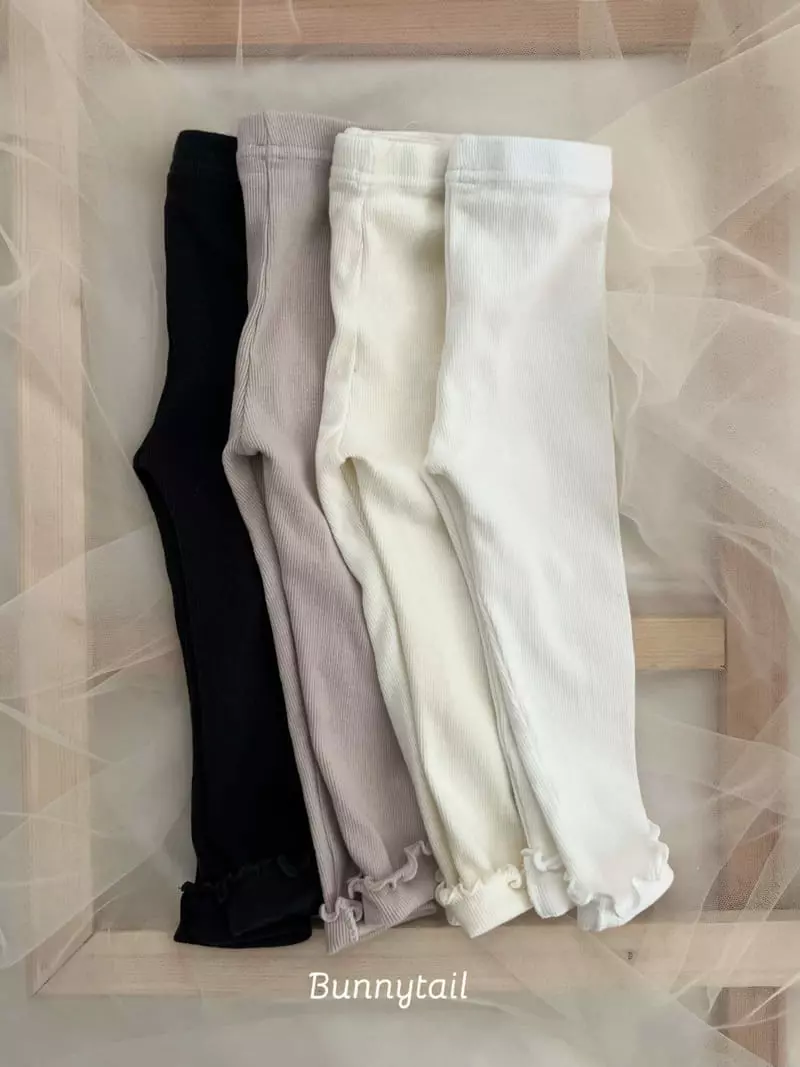 Bunnytail - Korean Children Fashion - #magicofchildhood - Frill Leggings - 4