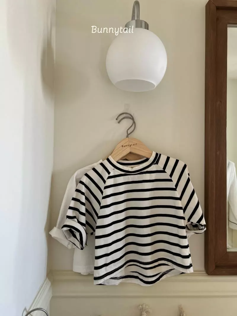 Bunnytail - Korean Children Fashion - #todddlerfashion - Joy Unbalance Tee - 6