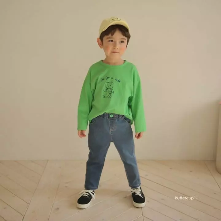 Buttercup - Korean Children Fashion - #childofig - Walk Bear Tee - 7
