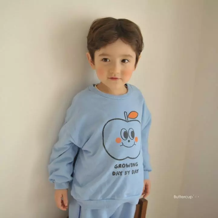 Buttercup - Korean Children Fashion - #childrensboutique - Growing Apple Top Bottom Set - 5
