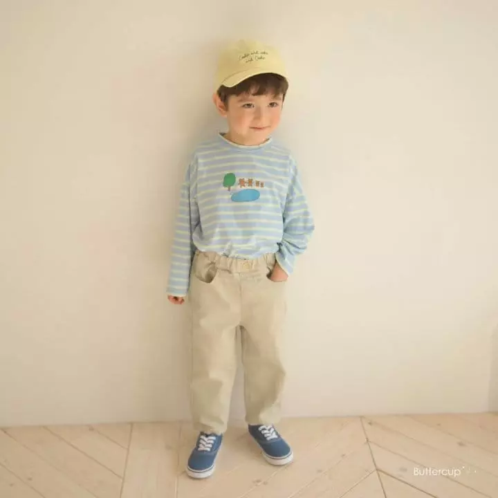 Buttercup - Korean Children Fashion - #kidzfashiontrend - Animal Stripes Tee - 7
