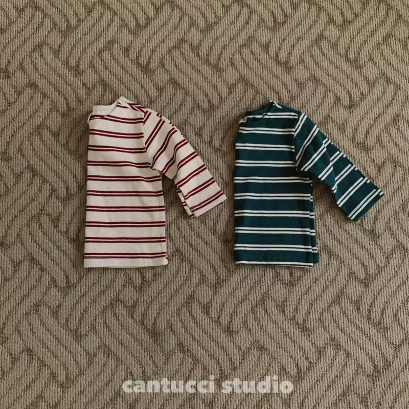 Cantucci Studio - Korean Children Fashion - #designkidswear - Ggiri Stripes Tee - 4