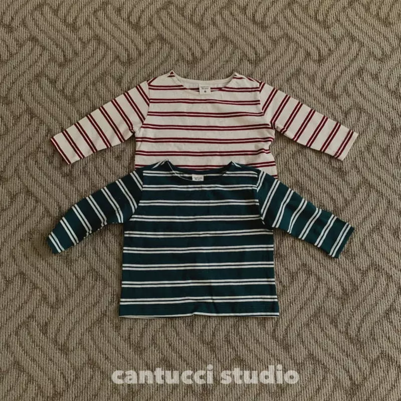 Cantucci Studio - Korean Children Fashion - #kidsstore - Ggiri Stripes Tee - 7