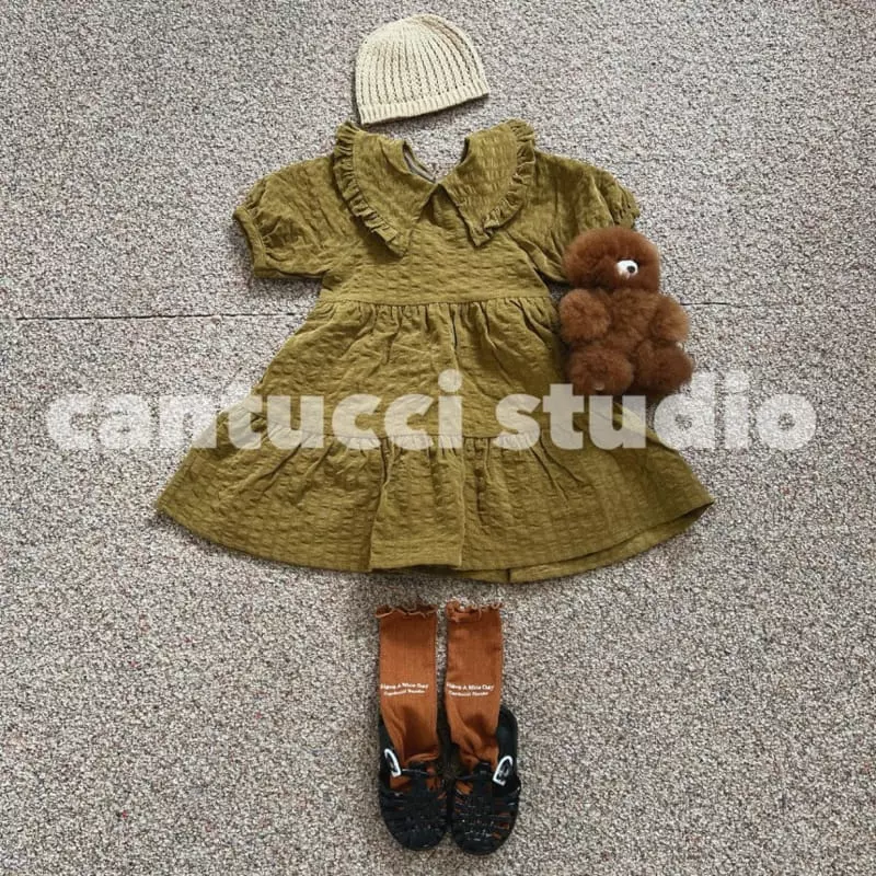 Cantucci Studio - Korean Children Fashion - #stylishchildhood - Sailor Collar One-piece - 6