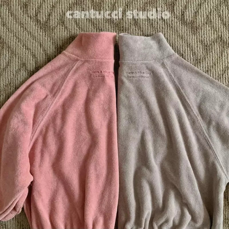 Cantucci Studio - Korean Children Fashion - #toddlerclothing - Bobo Terry Half Zip-up - 3