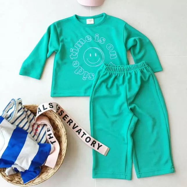 Ccomabee - Korean Children Fashion - #magicofchildhood - Smile Top Bottom Set