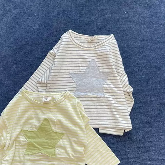 Ccomabee - Korean Children Fashion - #toddlerclothing - Star Tee - 2