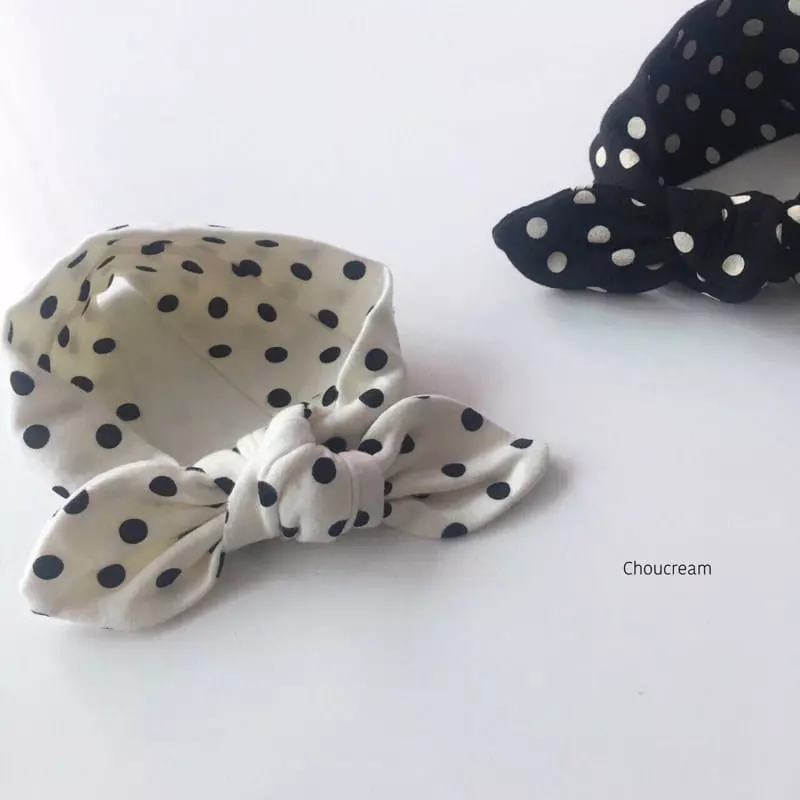 Choucream - Korean Baby Fashion - #babyboutique - Dot Hairband - 2