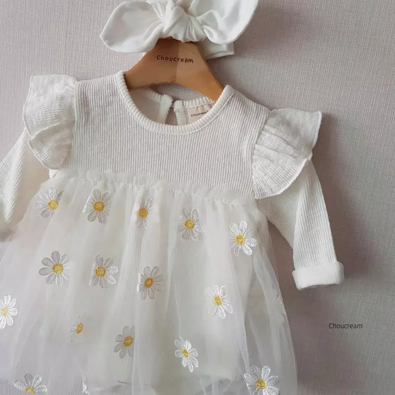 Choucream - Korean Baby Fashion - #babyboutique - Daisy Bodysuit - 5