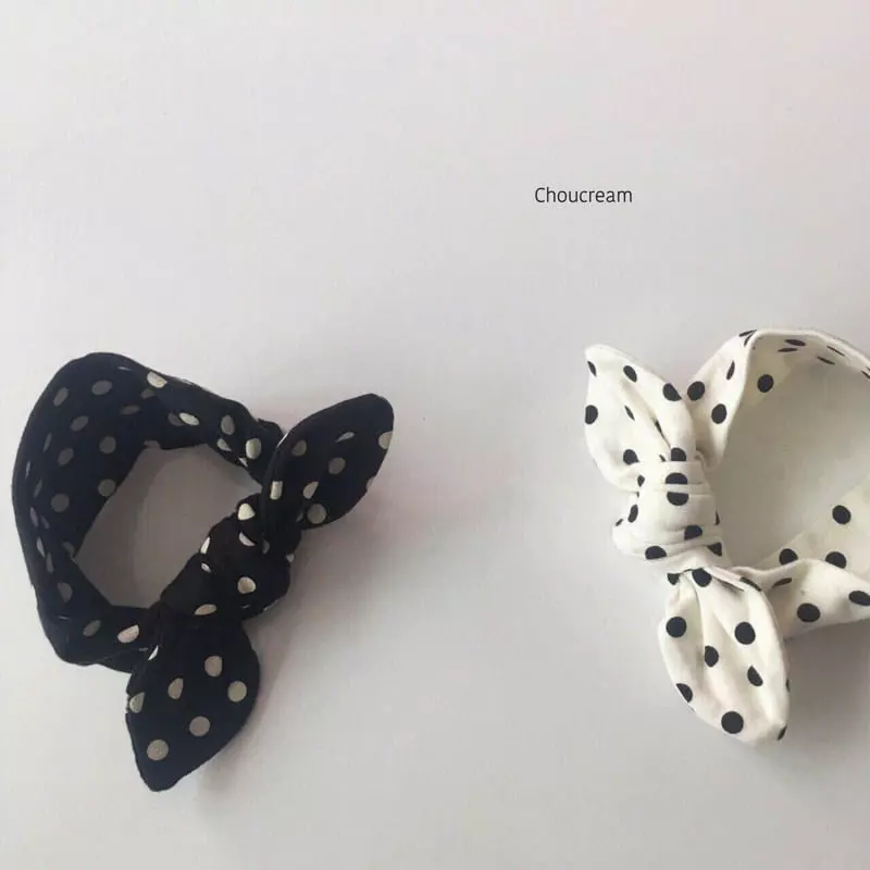 Choucream - Korean Baby Fashion - #babyfashion - Dot Hairband - 5