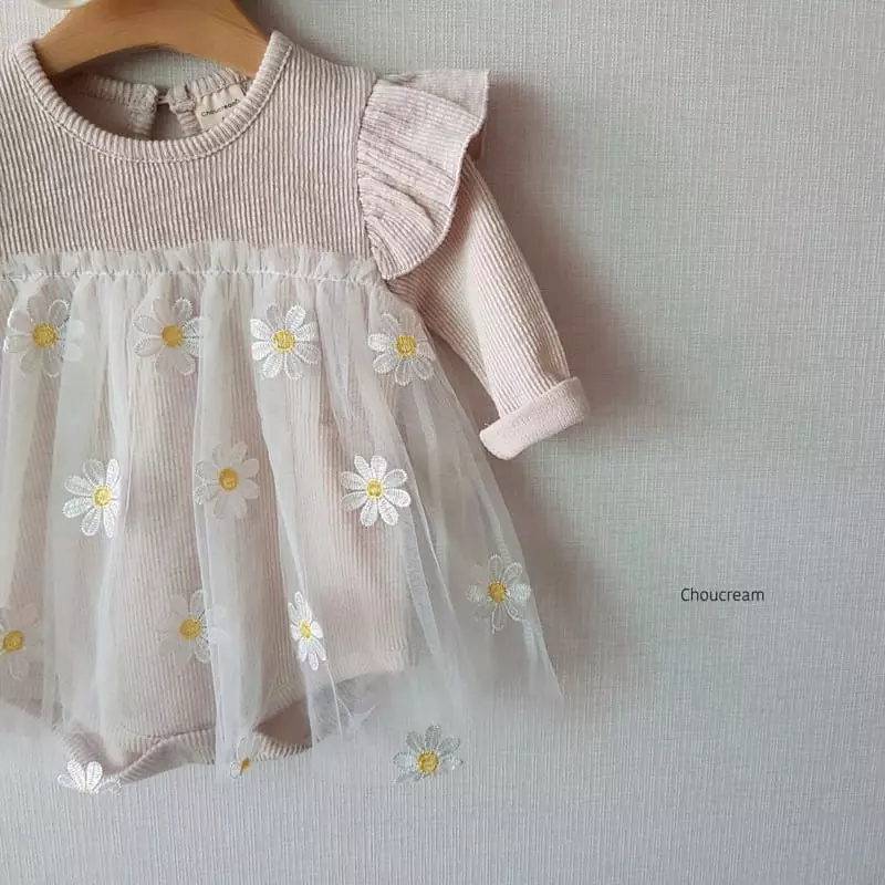 Choucream - Korean Baby Fashion - #babygirlfashion - Daisy Bodysuit - 11