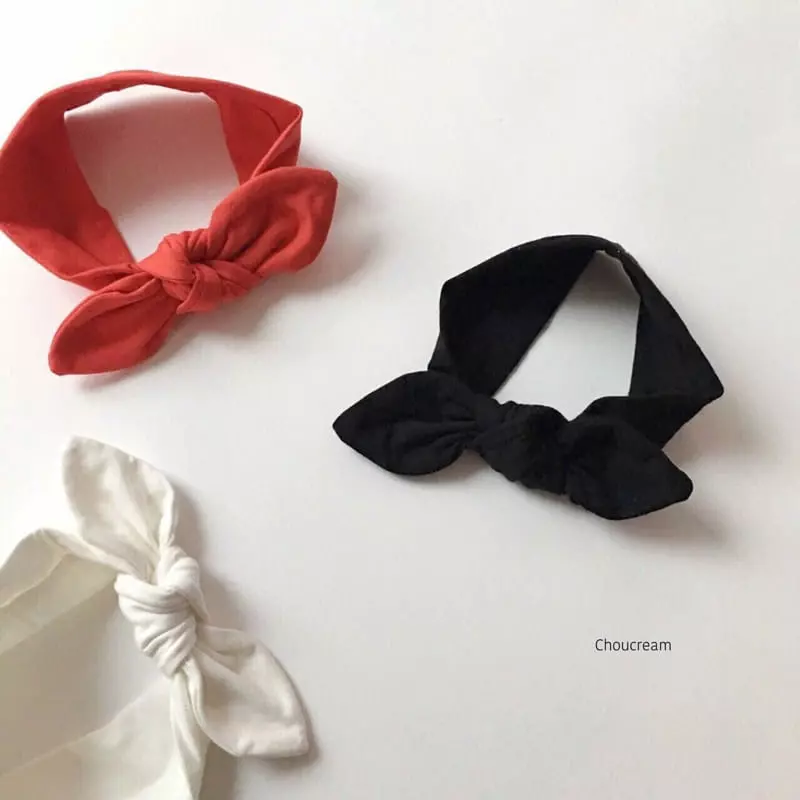 Choucream - Korean Baby Fashion - #babyoninstagram - Muzi Ribbon Hairband - 8