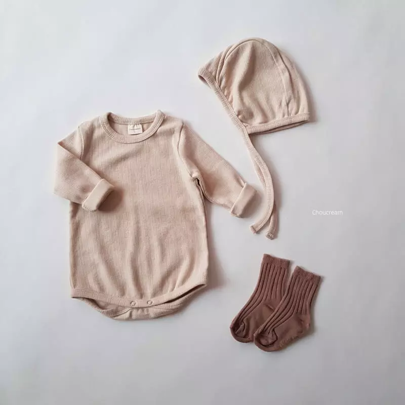 Choucream - Korean Baby Fashion - #babyoninstagram - Mochi Bodysuit - 11