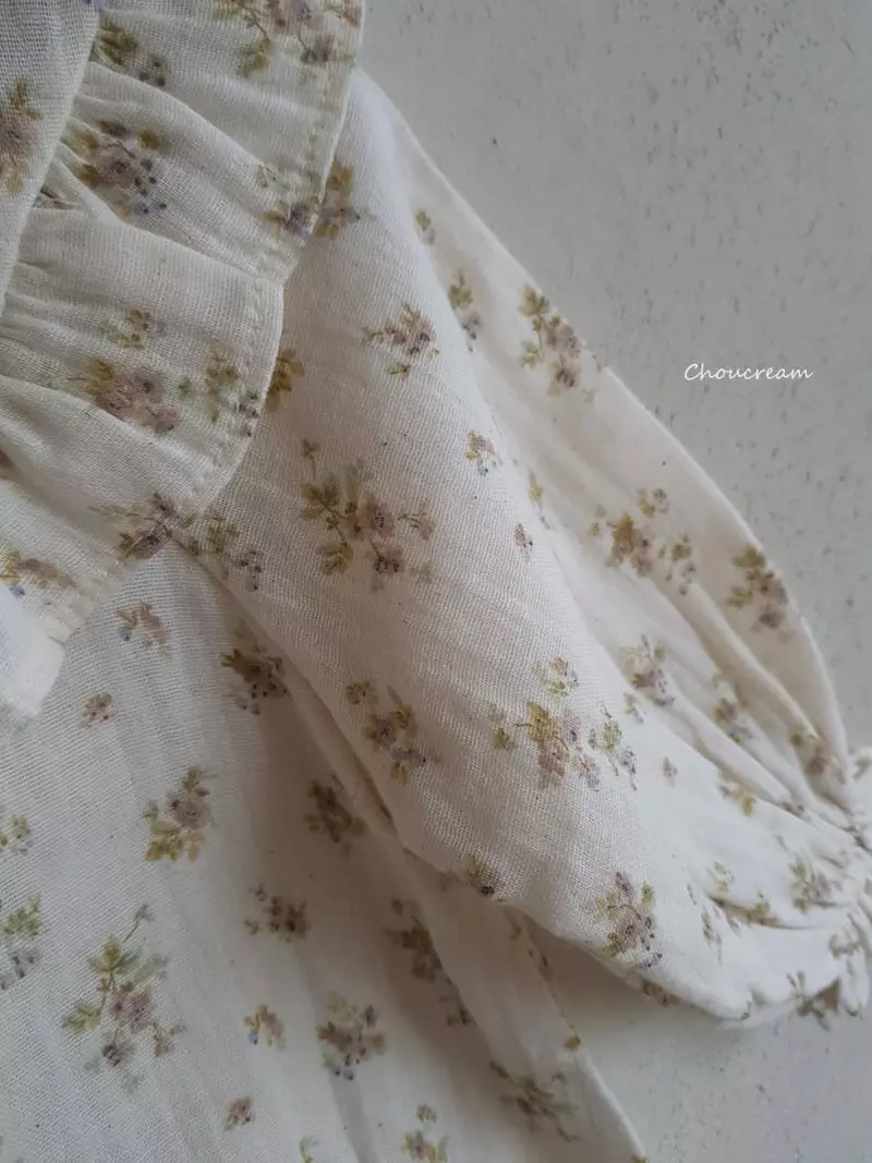 Choucream - Korean Baby Fashion - #babywear - Lucy Flower Frill Bodysuit - 9