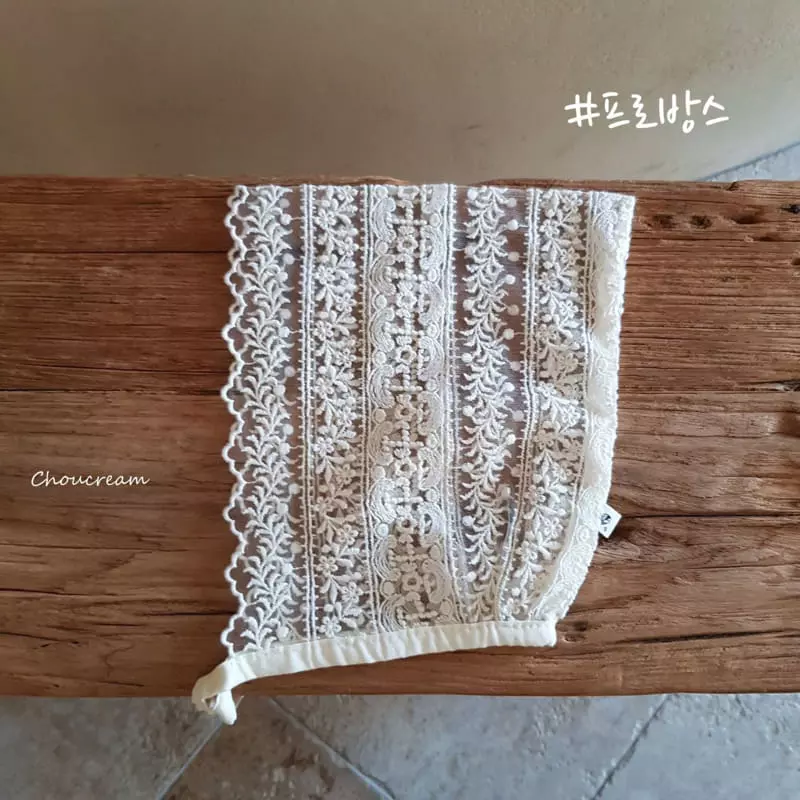 Choucream - Korean Baby Fashion - #onlinebabyboutique - Lace Bonnet - 12