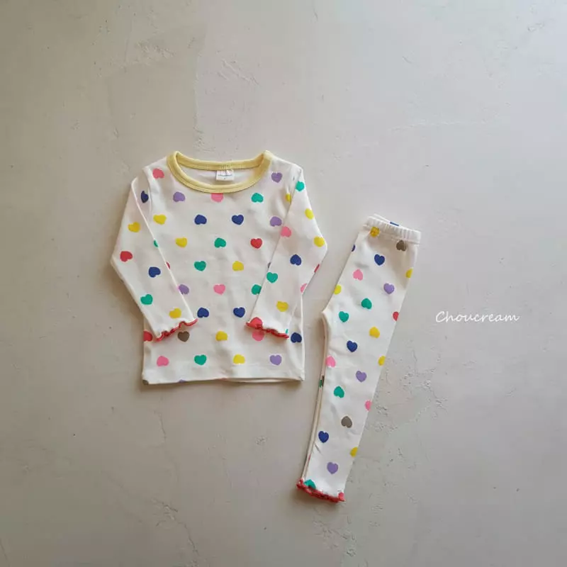 Choucream - Korean Baby Fashion - #onlinebabyshop - Heart Candy Easywear