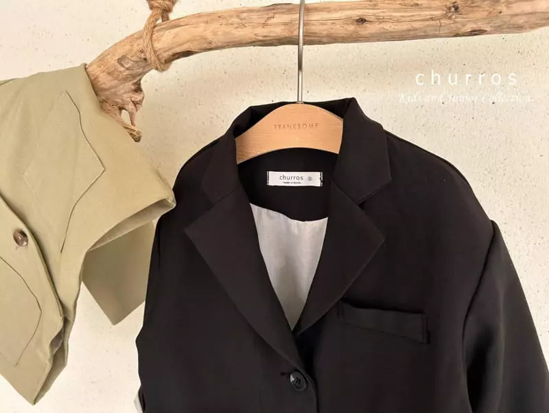 Churros - Korean Children Fashion - #Kfashion4kids - Ean Button Jacket - 12