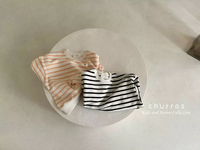 Churros - Korean Children Fashion - #childofig - Stripes Sweatshirt - 3
