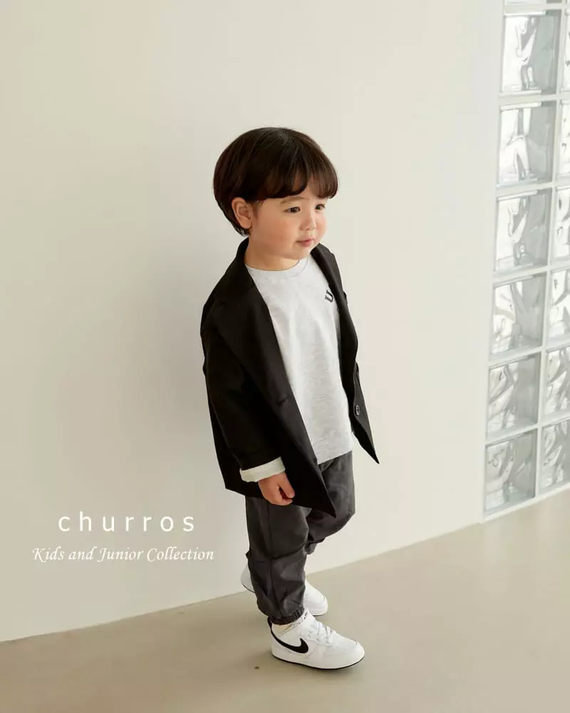Churros - Korean Children Fashion - #discoveringself - Ean Button Jacket - 7