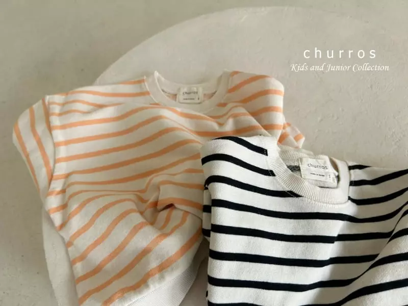 Churros - Korean Children Fashion - #kidsstore - Stripes Sweatshirt - 9